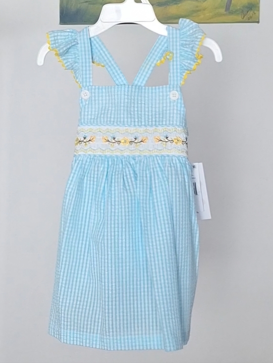 Bonnie Baby Other - Bonnie Baby Gingham Smocked Dress